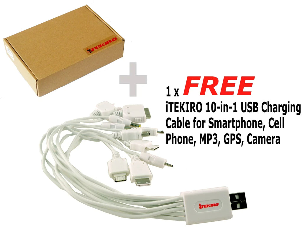 iTEKIRO 65W AC Adapter for Inspiron 15 3555, i3555, 15 3558, i3558, 15 3565, i3565, 15 3573, i3573, 15 3593, i3593, 15 5551, i5551, 15 3580
