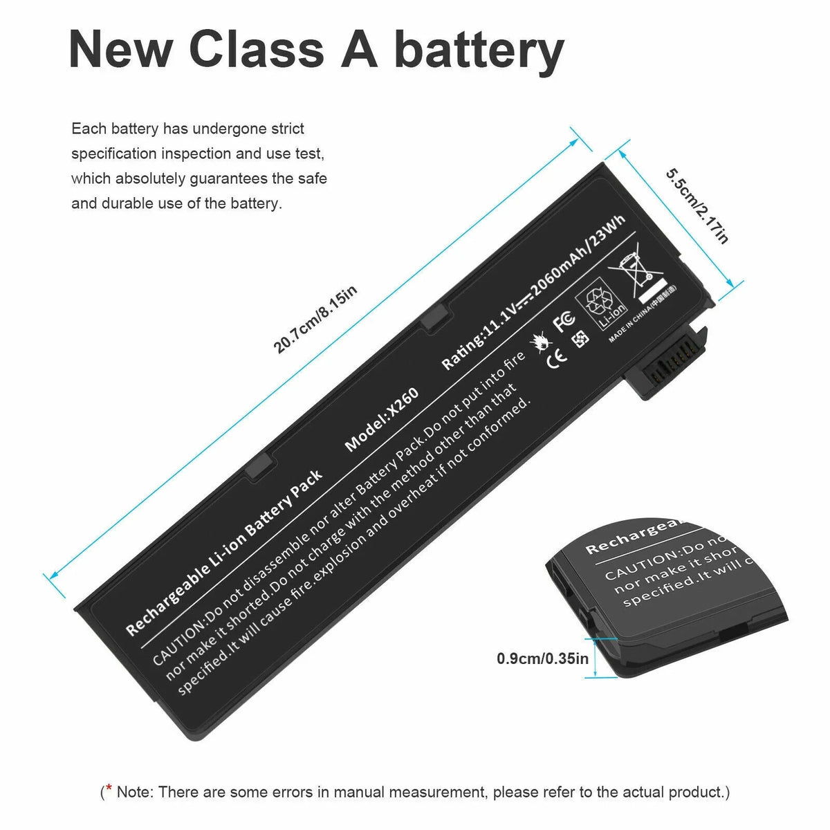 24Wh New Battery For Lenovo ThinkPad 45N1124 / 45N1125 L450 L460 T440 T450 T460 T460p T470p T550
