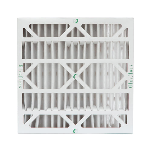 2 Pack of 20x20x4 MERV 10 Pleated 4" Inch Air Filters by Glasfloss. Actual Size: 19-1/2 x 19-1/2 x 3-3/4