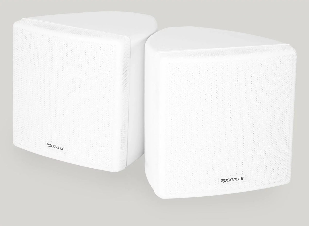 6-Zone Amp+6) 3.5" White Cube+2) JBL Pendant and Ceiling Speakers for Restaurant/Bar