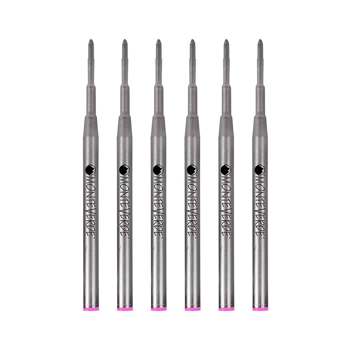 Monteverde Medium Ballpoint Refill For Montblanc Ballpoint Pens 6/Pack Pink M133PK