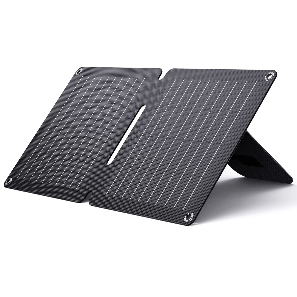 BigBlue 10W ETFE Solar Panel Charger with USB-A and USB-C, SolarPowa 10 Portable Solar Phone Charger with Kickstand for Camping, IP65 Waterproof, Fitting with iPhone 14/X/8, Tablet, Samsung, LG, et