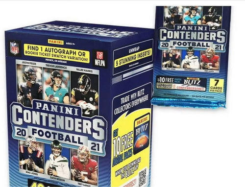 2021 Panini NFL Contenders Football Trading Card Blaster Box