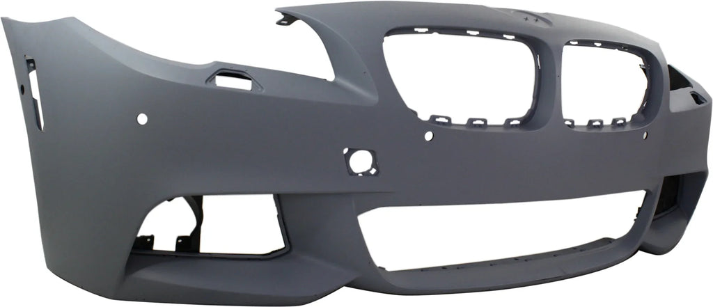 Front BUMPER Shield Matching For BMW 5-Series 2011-2013 Primed with M Pkg with PDC Sensor Holes with Side View Camera Sedan
