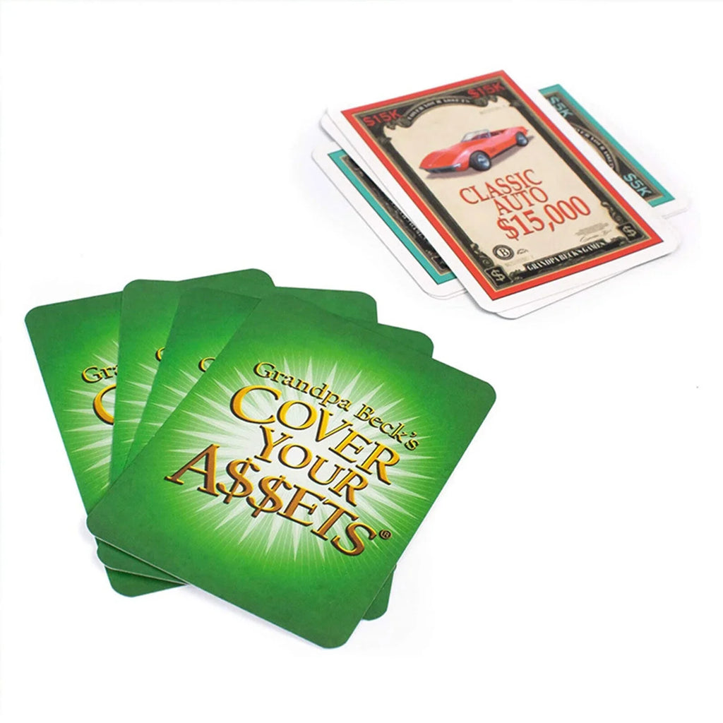 Grandpa Becks Wrap Your Assets Card Game Fun Family-Friendly Set Collecting Toy