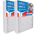16x25x5 Air Filter MERV 11 Comparable to MPR 1000, MPR 1200 & FPR 7 Suitable with Ultravation 91-005 Filter MERV 11 Comparable to MPR 1000, MPR 1200 & FPR 7 by AIRX FILTERS WICKED CLEAN AIR.