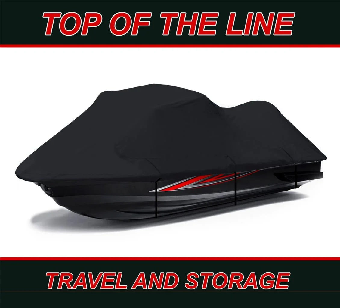 BLACK 600 DENIER JetSki Protection Fitting for Kawasaki 900 STX 1997-2006 Jet Ski Watercraft Wrap