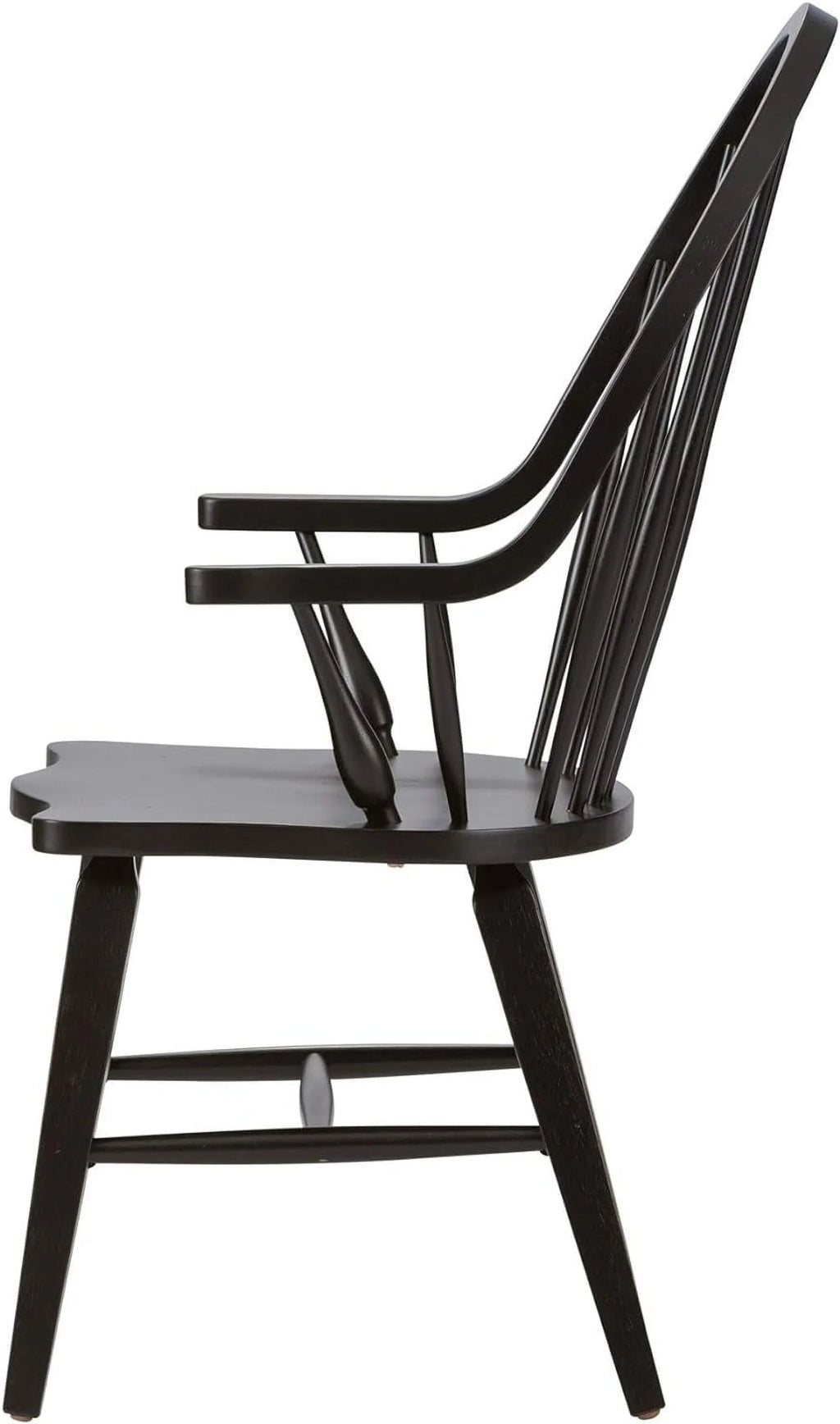 Windsor Back Arm Chair, W25 X D25 X H41, Black