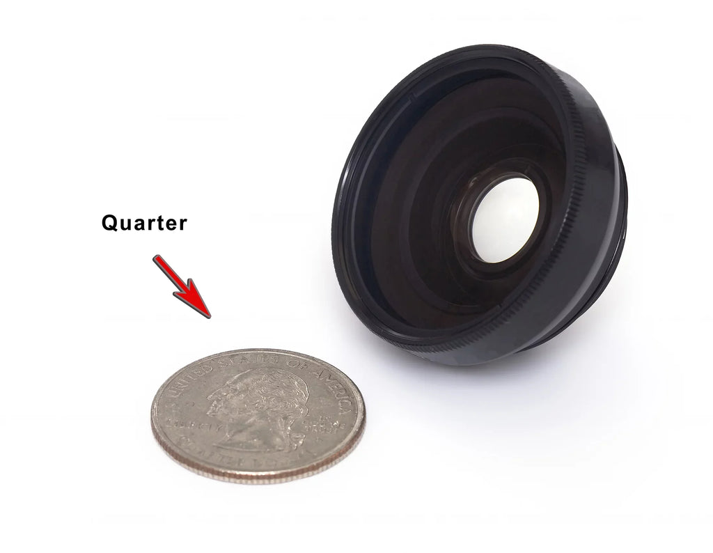 JVC PICSIO GC-FM1AUS 0.45x Wide Angle Lens (HD) Chrome Finish W/ Macro (Modification Style) Magnetic Type.