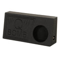 QPower QBomb Single 10" Vented Subwoofer Box with Black Bedliner Spray (2 Pack)