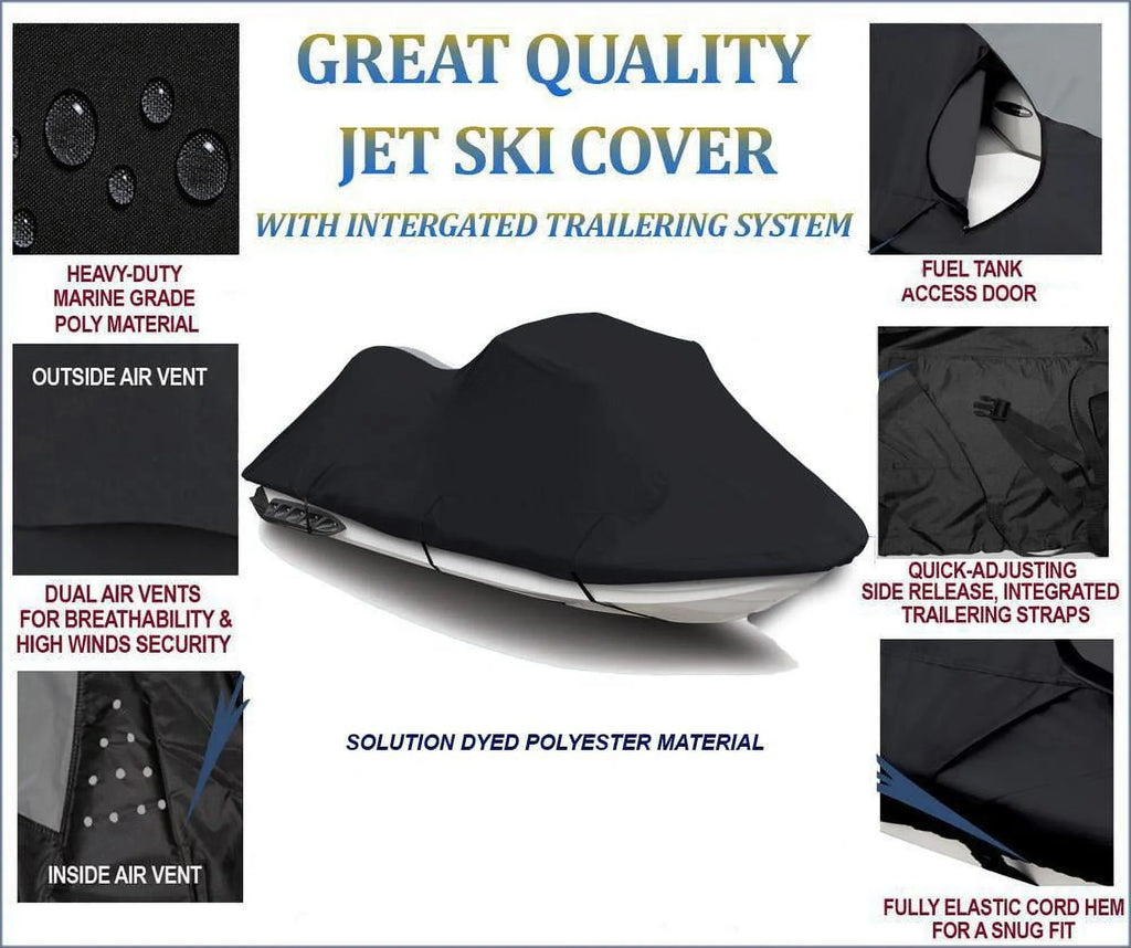 BLACK PWC 600D JET SKI Shield Matching for Kawasaki STX 1100 / JT1100 1997 1998 1999