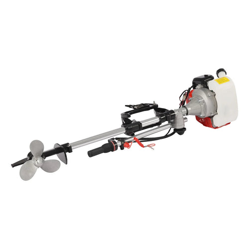 2-Stroke 2.3HP 52CC Outboard Ship Motor Engine Pull Starter w/Air Cooling System