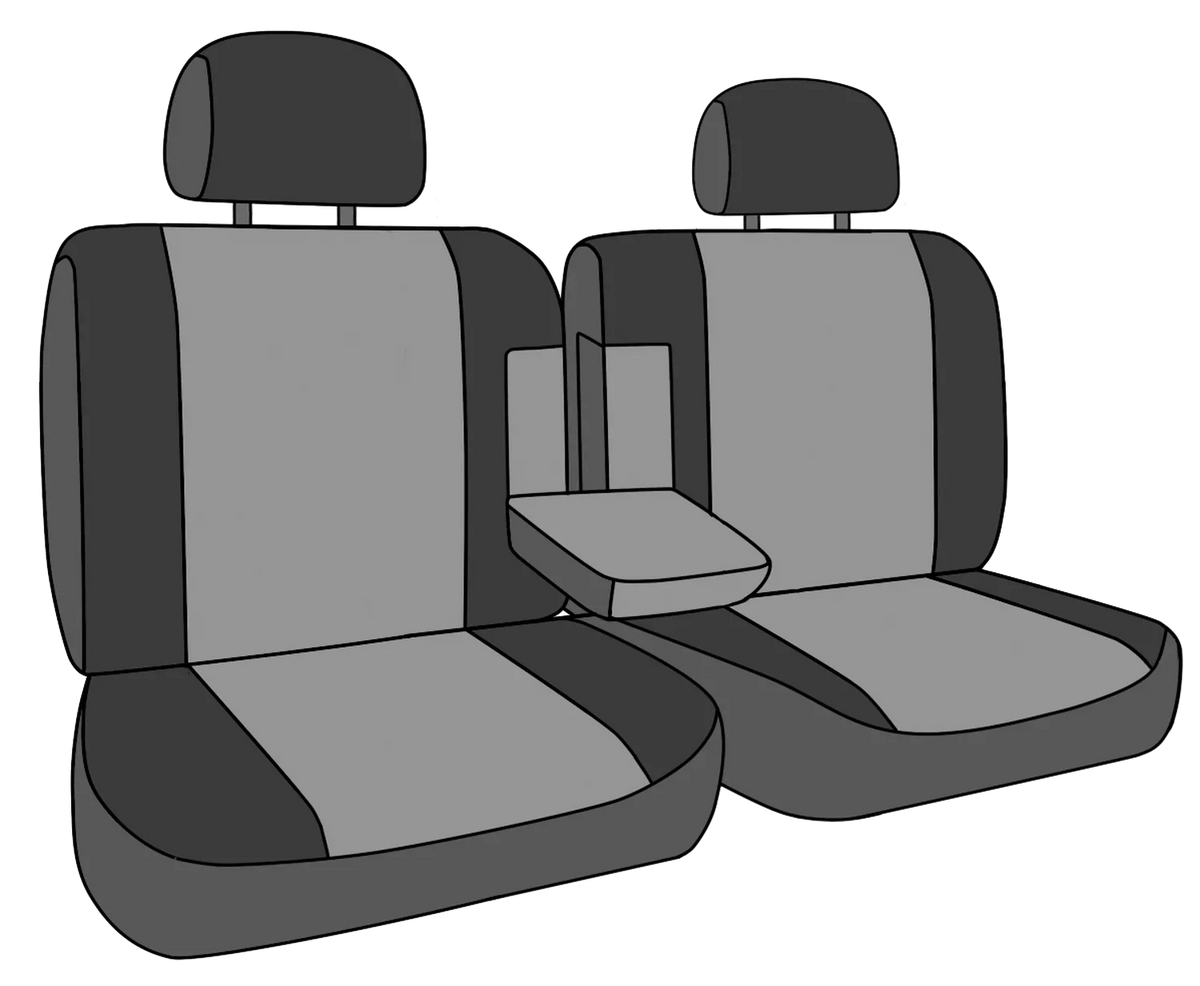 CalTrend Center 50/50 Split Bench TRUETIMBER Seat Protection for 1994-1997 Toyota Land Cruiser - TY120-72KA BLAZE Insert and Trim
