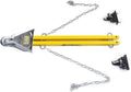 HPDAVV Yellow Adjustable Tow Towing Bar / Adjustable Tow Bar Kit Bumper Mount 5000lb w/Chains RV Car Truck Fitting with Jeep System