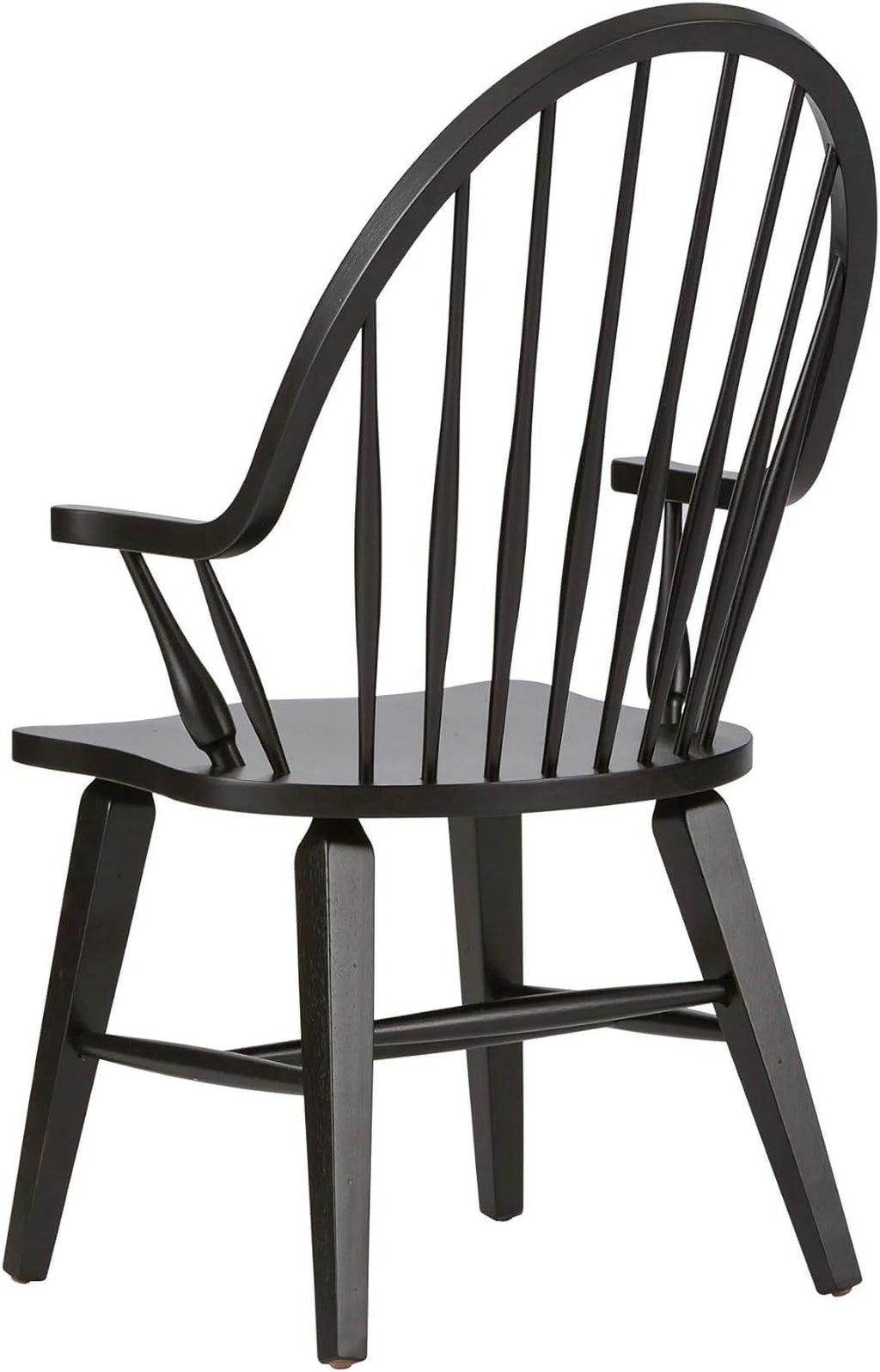 Windsor Back Arm Chair, W25 X D25 X H41, Black