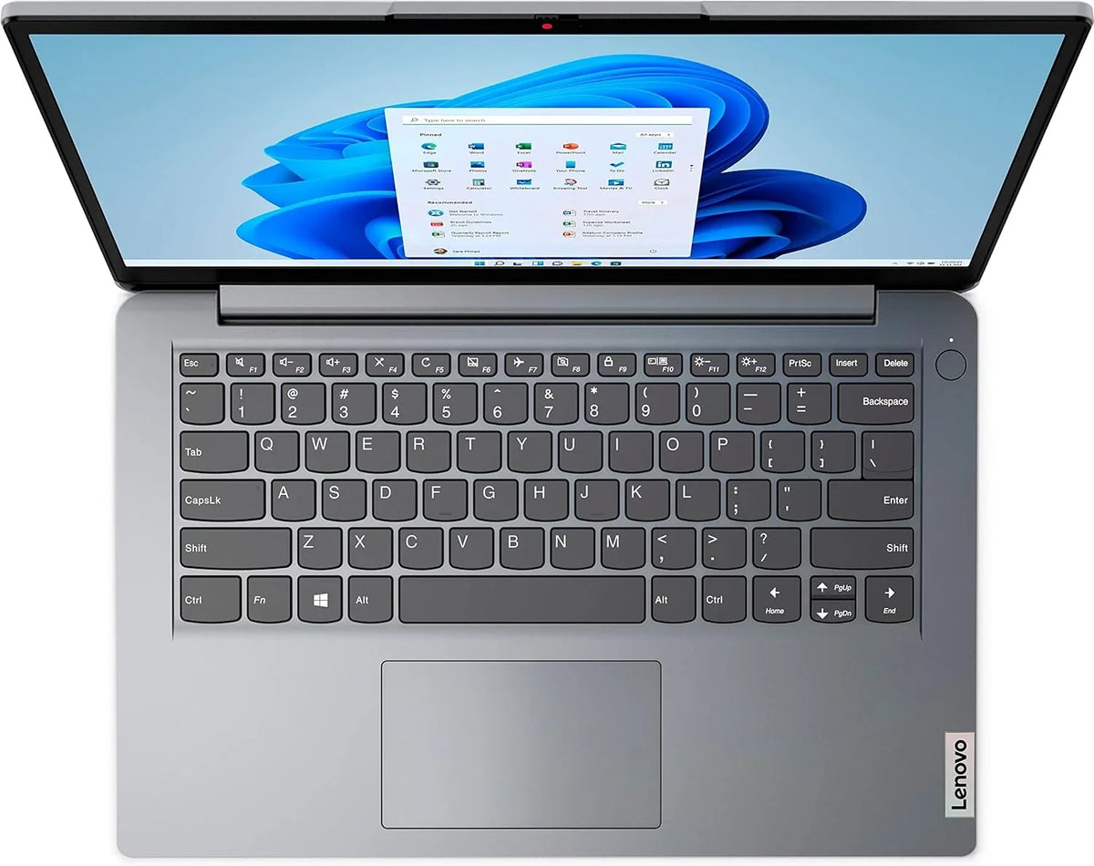 Lenovo IdeaPad 1i 14" Laptop Computer, Pentium Silver N5030 Processor, 4GB DDR4 RAM, 128GB eMMC + 64GB SD Card, WiFi 6, Bluetooth 5.1, 1-Year Office 365, Cloud Grey, Windows 11 S