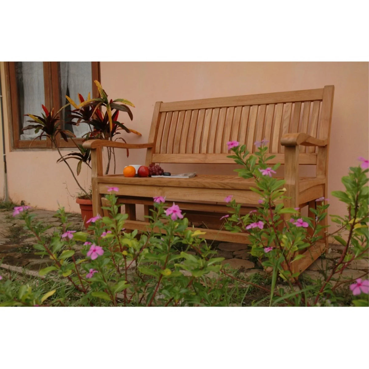 Anderson Teak 4 ft. Del-Amo Glider