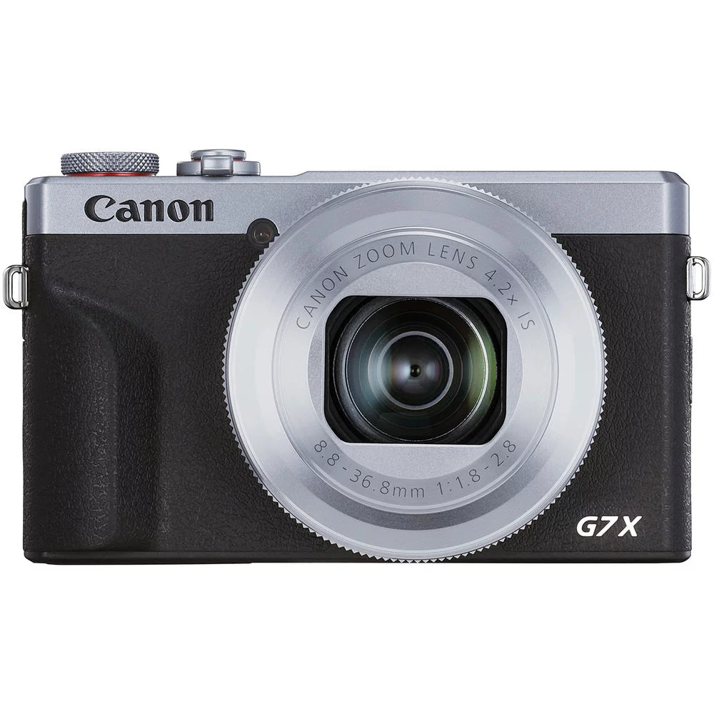 Canon PowerShot G7 X Mark III Digital Camera (Silver) + Spider Tripod + 1 Yr Warranty - 64GB