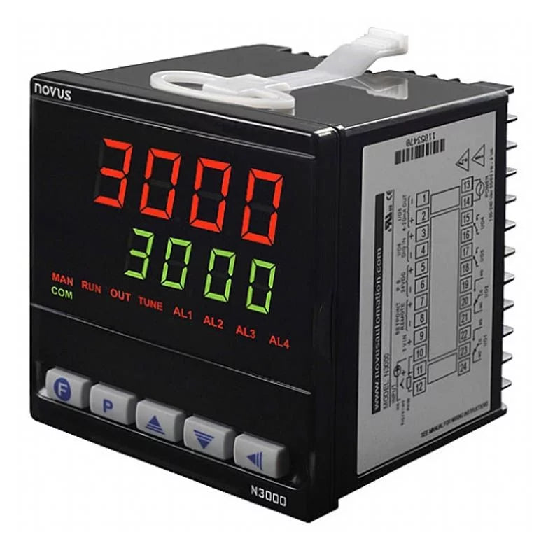 8300200130N3000 USB Process controller, 4 relays, 1/4 DIN NOVUS