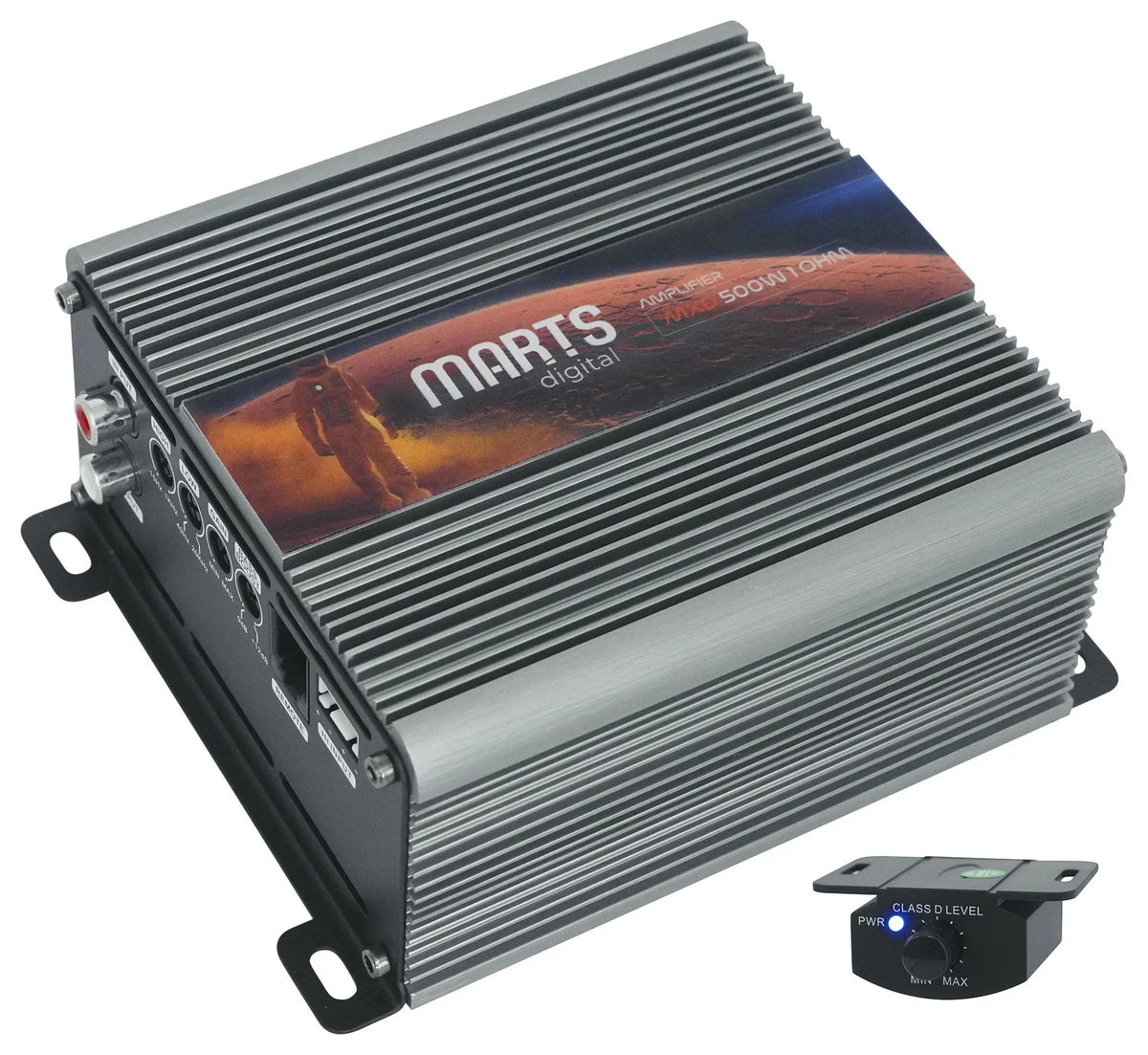 Marts Digital MXD 500 1 OHM 500w RMS Mono Car Amplifier+Bass Remote+Amp Kit
