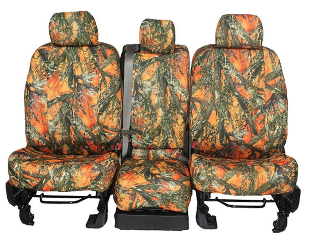 CalTrend Center 50/50 Split Bench TRUETIMBER Seat Protection for 1994-1997 Toyota Land Cruiser - TY120-72KA BLAZE Insert and Trim
