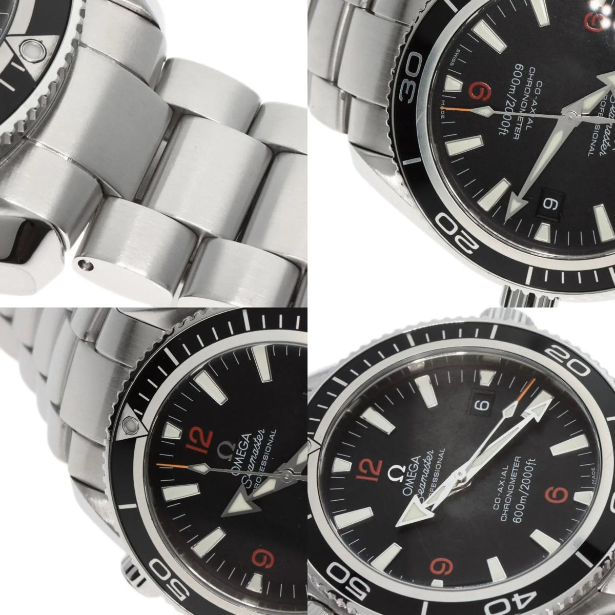 Pre-Owned Omega 2201.51 Seamaster Planet Ocean Co-Axial Watch Stainless Steel/SS Men's OMEGA (Good)