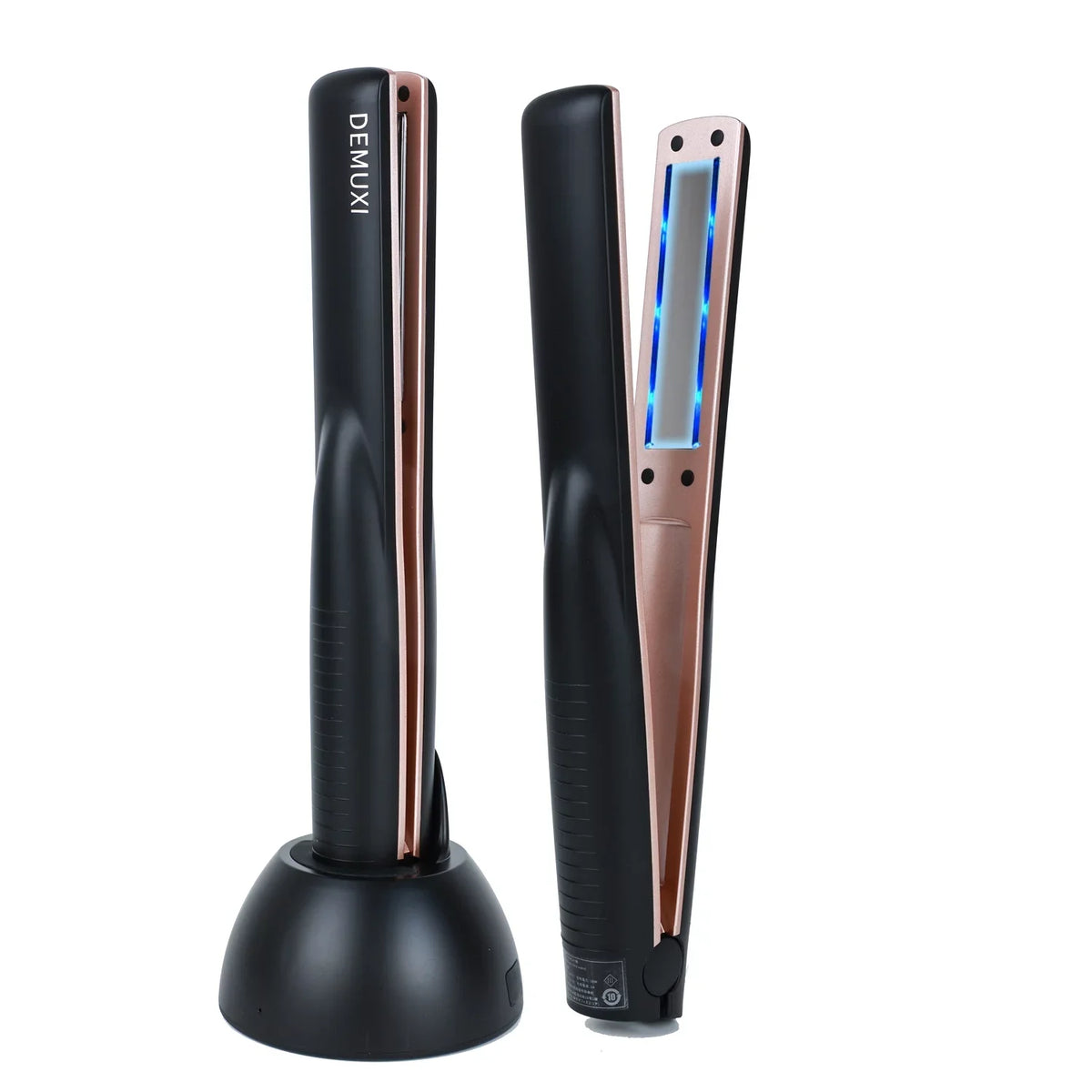 DIMUXI Ultrasonic Hair Care Iron, Professional Cold Iron Straightner, Shield the Damaged Hair, Wireless Portable