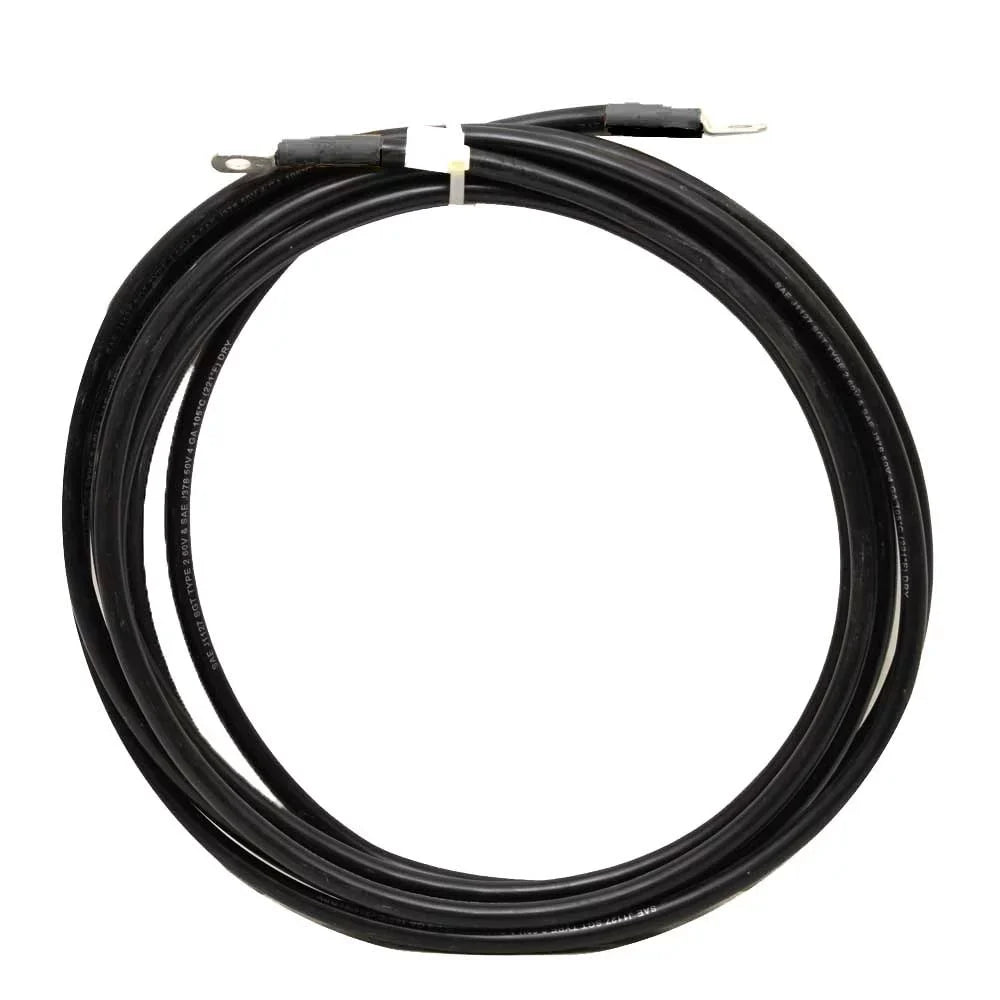 Triton Marine Watercraft Battery Cable | 4 AWG 12 Foot 5/16 Lugs Black