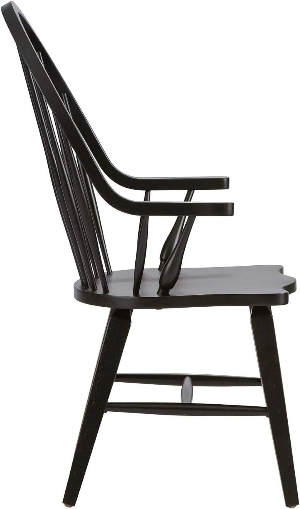 Windsor Back Arm Chair, W25 X D25 X H41, Black