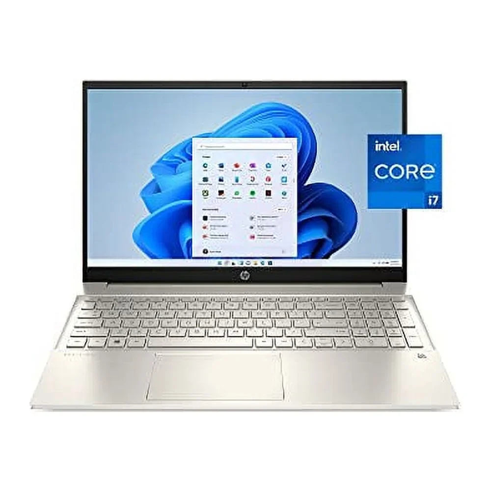 2022 HP Pavilion 15.6" FHD Touchscreen Laptop 11th Gen i7-1165G7 16GB DDR4 512GB NVMe SSD Iris Xe Graphics HDMI USB-C WiFi-6 Bluetooth Backlit Keyboard Windows 10 Home w/ RATZK 32GB USB