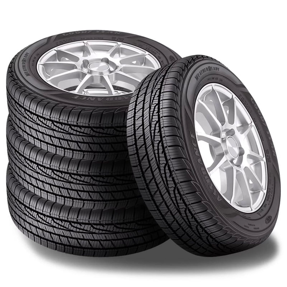 Set of 4 Goodyear Assurance Condition 255/50R19 107H XL All Season Tire 60K Mi 700AA 767905537 / 255/50/19 / 2555019 Fits: 2020-23 Mercedes-Benz GLE350 4Matic, 2010-13 Acura MDX Base