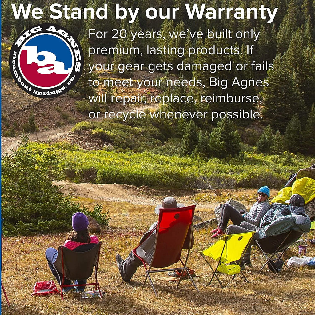 Six Camp Chair - High Wide Camping Chair With Aircraft Aluminum Frame