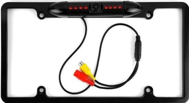 For Kenwood KVT-7012BT Standard Night Vision - Color Rear View Camera - Black Frame