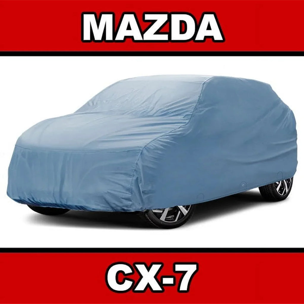 Wrap Fits [Mazda CX-7] 2007 2008 2009 2010 2011 2012 2013 2014 2015 2016 2017 2018 For Automobiles Waterproof Full Exterior Snow Indoor Outdoor Protection Heavy Duty Custom Vehicle SUV Car Wrap