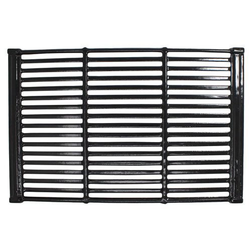 2 BBQ Grill Cooking Grates & 3 Heat Shield Plate Tent Replacement Parts for Charmglow 810-6320-B - Suitable Barbeque Porcelain Enameled Cast Iron Grid 19" & Flame Tamer, Flavorizer Bar