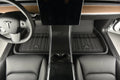 3D Maxpider 2022-2024 Fits Genesis GV70 1st & 2nd Row Kagu Carbon Fiber Embossed Pattern Floor Mat Black L1GS01101509