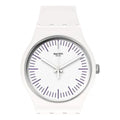 41 mm Monthly Drops White & Purple Watch for Womens, White