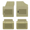 PantsSaver Custom Fit Floor Mats for Genesis GV80 2022-2023 All Climate Protection -4 Piece Set (Beige)
