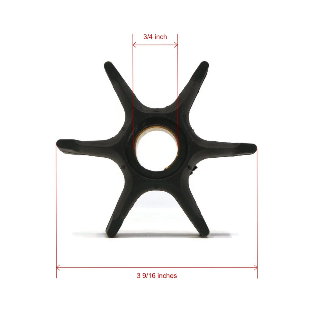 The ROP Shop | Water Pump Impeller Kit For 1982 Evinrude 70 HP E70ELCNB, E70TLCNB Outboard Vessel