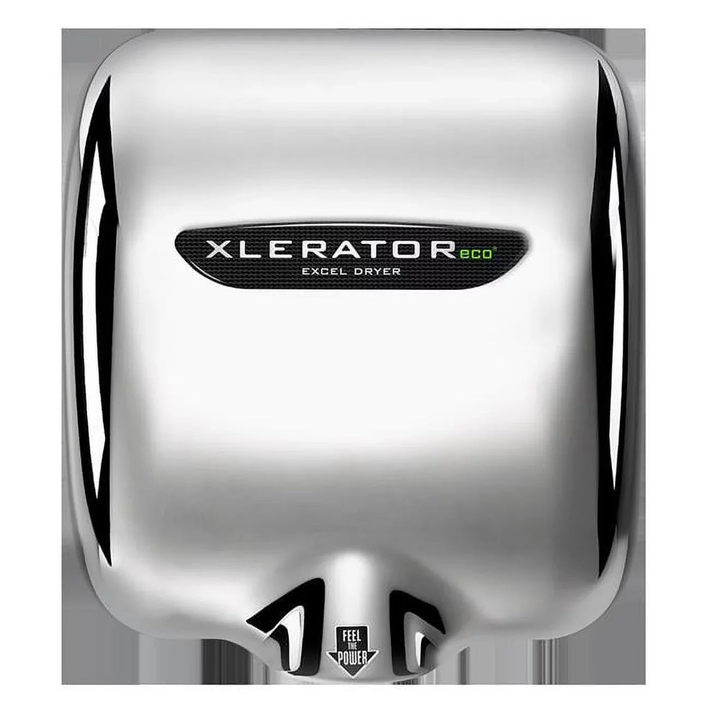 Excel Dryer XL-CV-ECO Hand Dryer XLERATOR XL-C-ECO Automatic, Surface-Mounted, Cast Wrap Chrome Plated, 208-277V Standard Nozzle