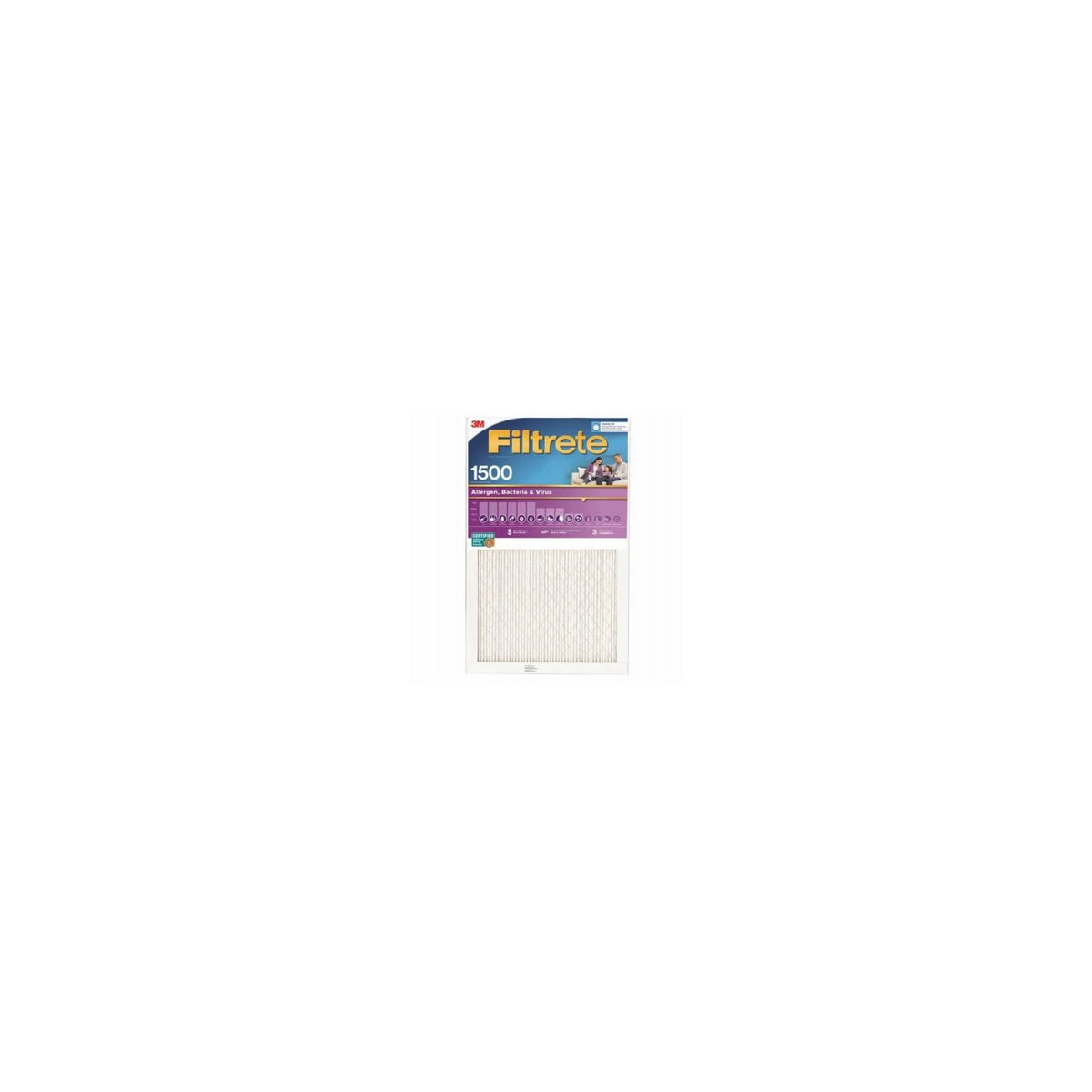 Filtrete 14 in. W X 24 in. H X 1 in. D 12 MERV Pleated Air Filter 1 pk
